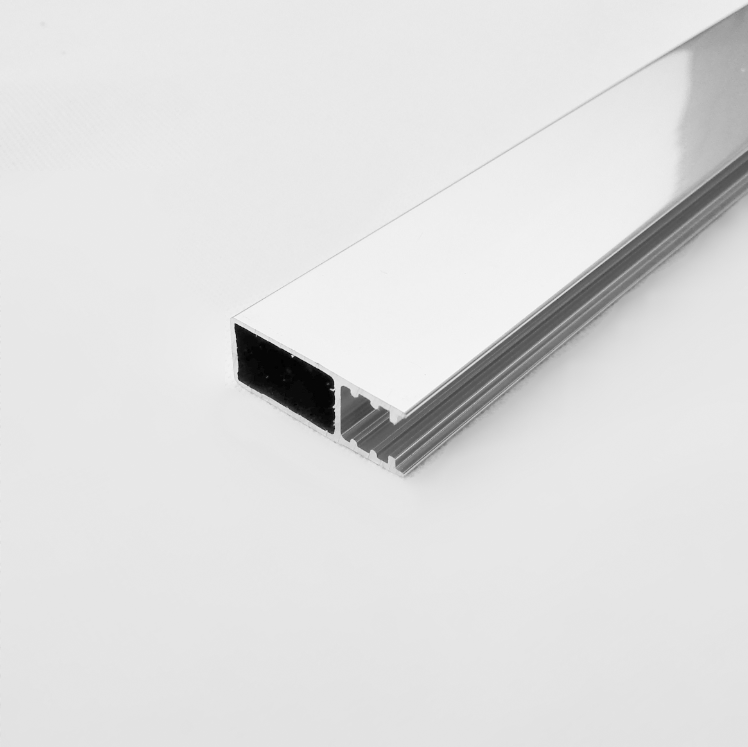 Perfil de aluminio del marco del carril deslizante de la superficie de pulido para el armario del gabinete de cocina