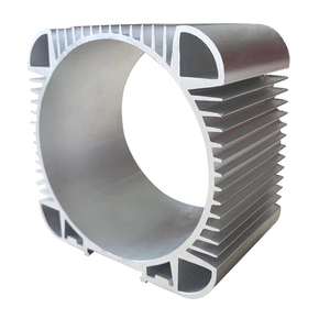 Perfil de extrusión de aluminio modificado para requisitos particulares disipador de calor hueco de gran diámetro